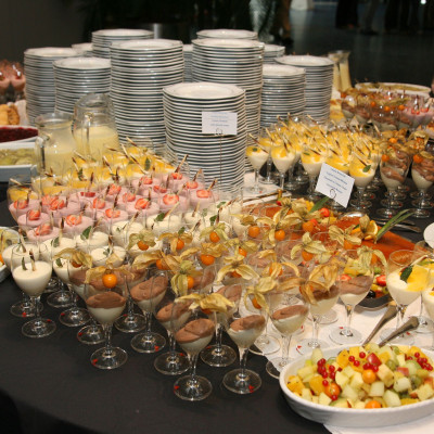 Beispiel für ein Dessertbuffet