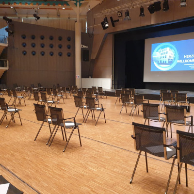 Großer Saal in 2er Bestuhlung
